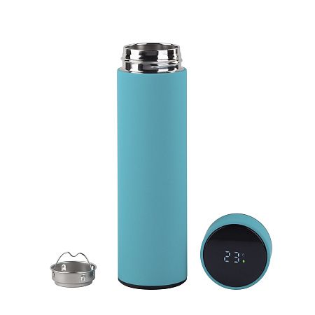 Термос "Бостон" с индикацией температуры, soft touch, 500 мл