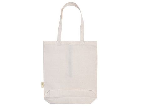 Сумка Fixy из переработанного хлопка 220 г/м2 с фиксирующей лентой