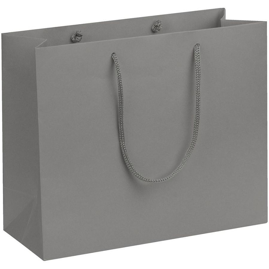 Пакет бумажный Porta S, горизонтальный, серый