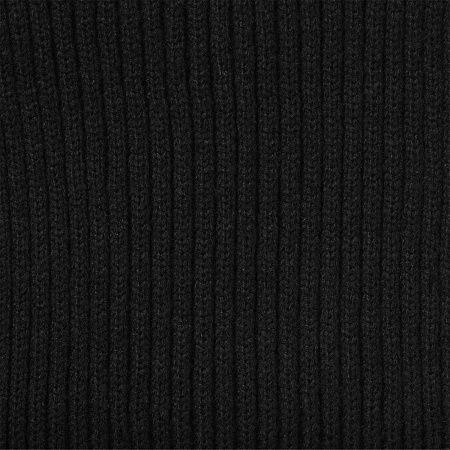 Шарф Форгес (Forges) вязаный, черный