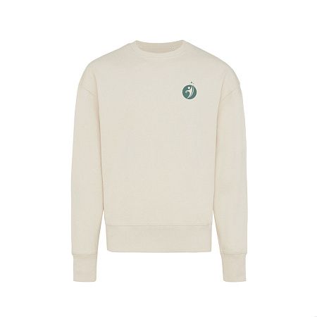 Свитшот Iqoniq Kruger из переработанного хлопка, свободный крой, унисекс, 340 г/м²