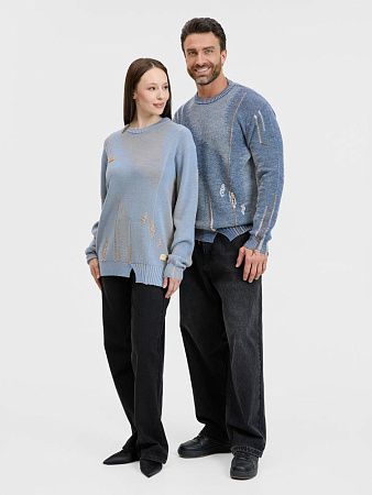 Джемпер Denim на заказ, полушерсть, размер L