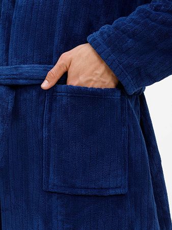 Халат флисовый Magic Mantle, темно-синий, размер M/L