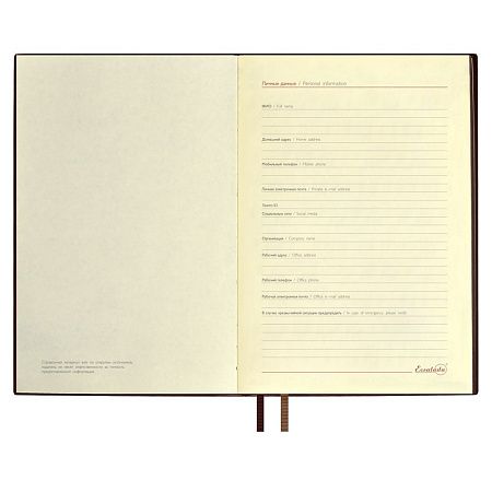 Ежедневник Merida, датированный, коричневый