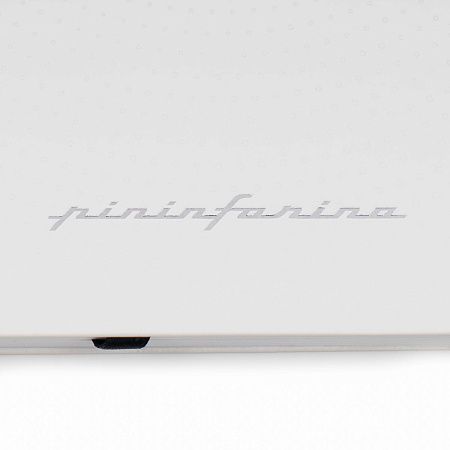 Блокнот линованный Pininfarina из каменной бумаги в мягкой обложке, А5, белый
