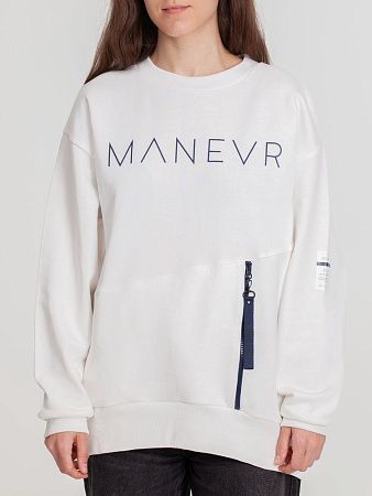 Свитшот унисекс Kosmos 2.0, кремовый, размер XL/2XL