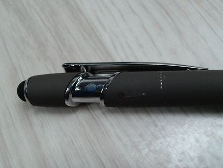 Ручка-стилус металлическая шариковая «Sway» soft-touch