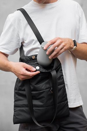 Шоппер Superbag Bubble, стёганый, с магнитной кнопкой