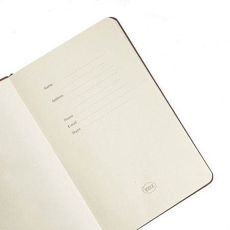 Ежедневник недатированный SIMPLY FIRM, А5,  голубой, кремовый блок, в линейку