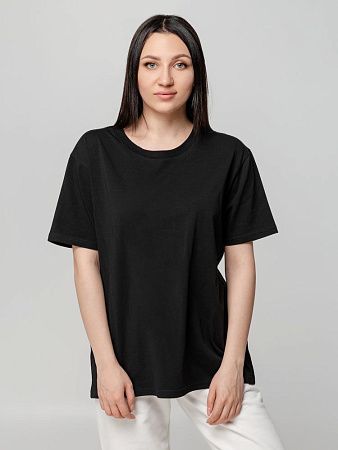 Футболка унисекс оверсайз Street Vibes, черная, размер M/L