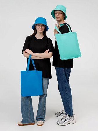 Холщовая сумка Avoska, ярко-голубая