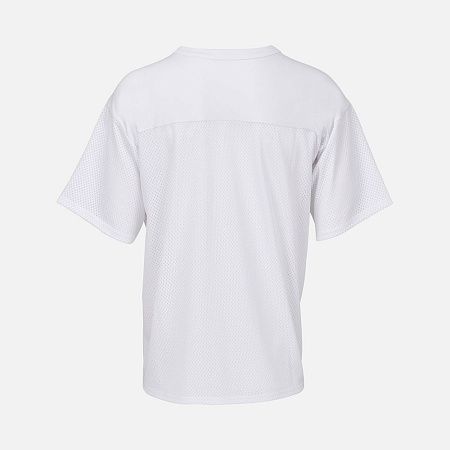 Футболка унисекс Nino с V-образным вырезом, белая, размер M