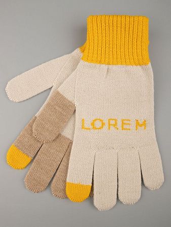 Перчатки на заказ Guanti, полушерсть, размер L/XL