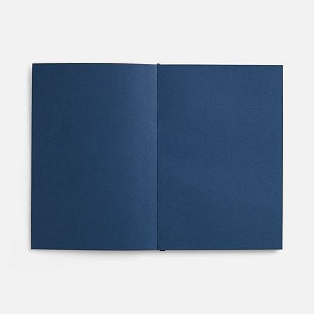 Ежедневник Flat, недатированный, синий, ver.2