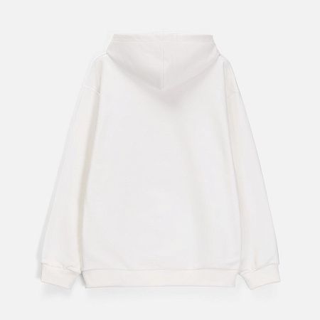 Худи унисекс оверсайз Songo, молочно-белое, размер XS/S