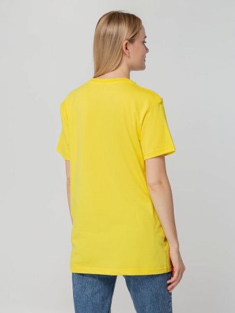 Футболка унисекс T-bolka 140, желтая, размер 3XL