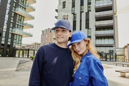 Бейсболка BEAT-S, 6 клиньев, пластиковая застежка