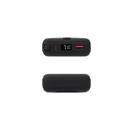 Внешний аккумулятор с подсветкой Риттер PD (Ritter PD) 10000mAh с функцией беспроводной зарядки 15W, серый