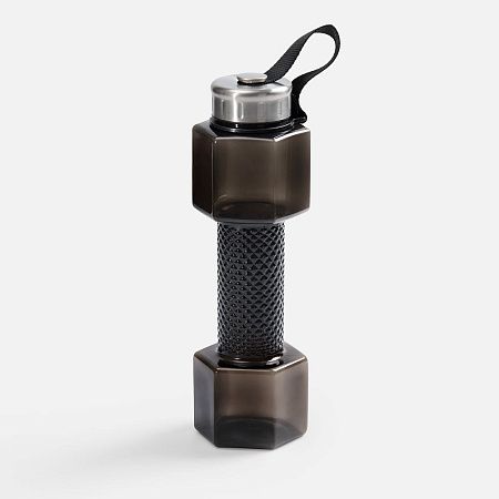 Бутылка для воды Hantelis, черная