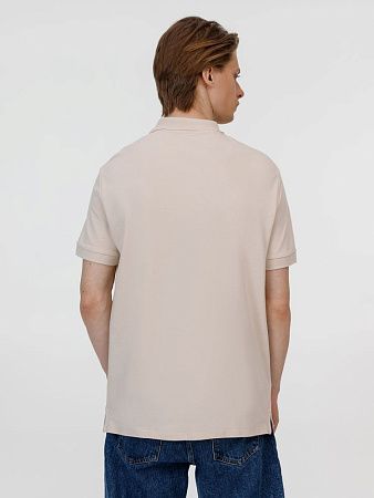 Рубашка поло унисекс Pacific, бежевая (льняная), размер XL