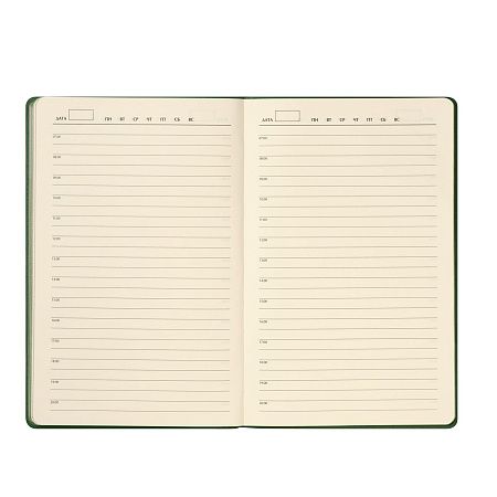 Ежедневник Rain недатированный, зеленый