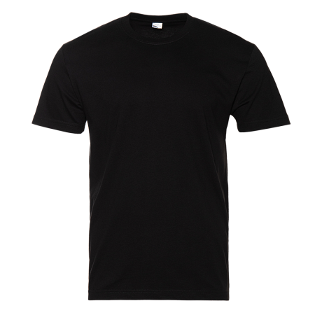 Футболка мужская STAN хлопок 180, 08U, Чёрный,  (20)  (58/4XL)
