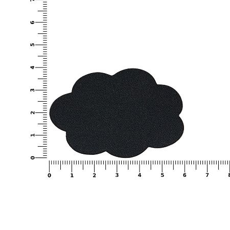 Наклейка тканевая Lunga Calum, L, черная