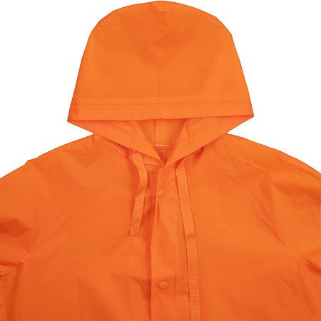 Дождевик детский RainDrop Kids, оранжевый, размер 8 лет (118-128 см)