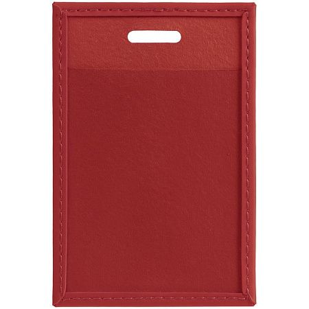 Чехол для пропуска Shall, красный