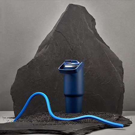 Термокружка вакуумная Montana, синяя