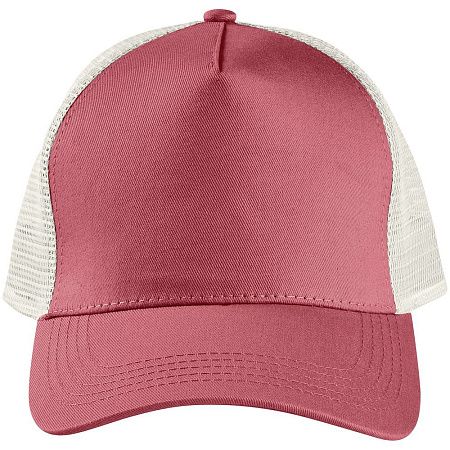 Бейсболка Blink, розовая (лососевая) с молочно-белым