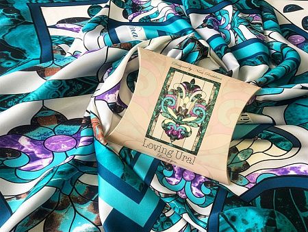 Платок «Каменный Цветок»