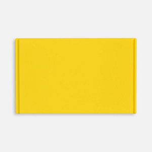 Лейбл из ПВХ Dzeta, XL, желтый