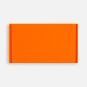 Лейбл из ПВХ Dzeta, M, оранжевый неон