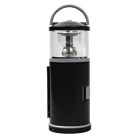 Набор инструментов Tools lantern cо встроенной лампой , 15 инструментов,  черный, в пластиковом футляре