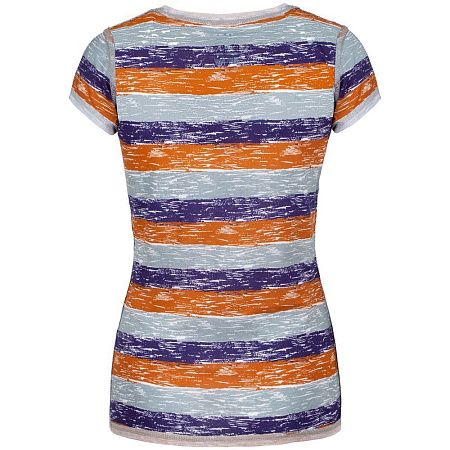 Футболка женская «Амазонка» двусторонняя, оранжевая с фиолетовым, размер S