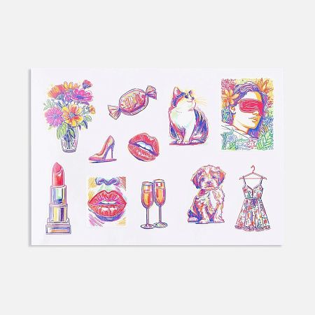 Стикерпак UV-DTF Thematic, для женщин