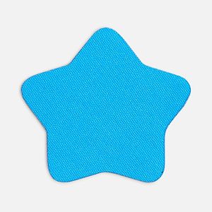 Наклейка тканевая Lunga Bial, M, голубая