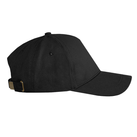 Бейсболка STAN 5 клиньев хлопок 260, 12, Чёрный,  (20)  (56-58/ONE SIZE)