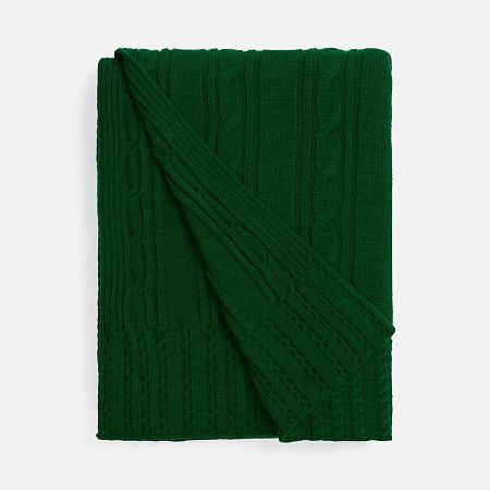 Плед Remitti, глубокий зеленый