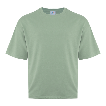 Футболка унисекс оверсайз STAN хлопок/полиэстер 260, 40, Светло-оливковый,  (136)  (46/S)