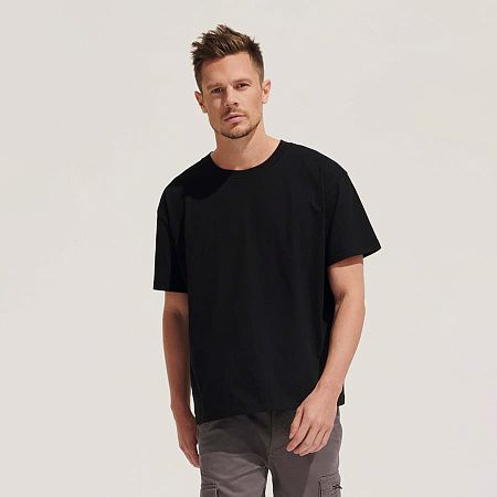 Футболка оверсайз унисекс LEGACY, черный, XS, 100% хлопок, 220 г/м2