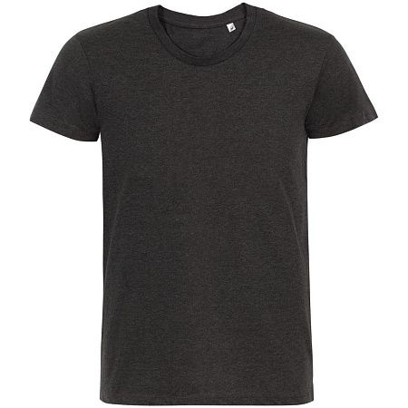 Футболка мужская Regent Fit 150, черный меланж, размер XS