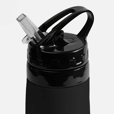 Складная бутылка для воды Langfossen, черная