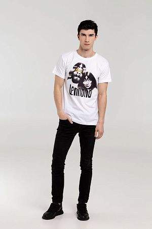 Футболка «Меламед. John Lennon, Yoko Ono», белая, размер S