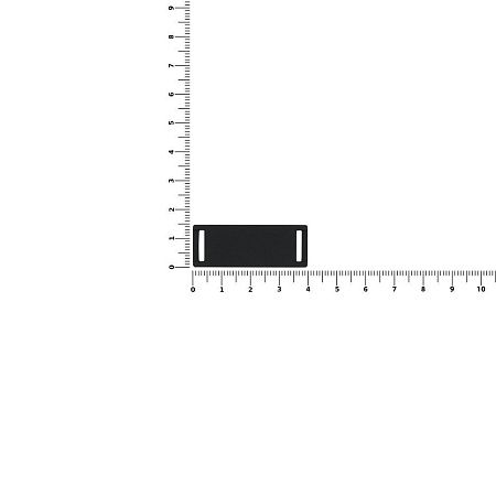 Лейбл из ПВХ Kova, черный