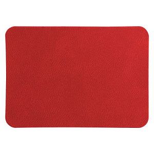 Шеврон Rectangle Latte Soft touch размер 50*70 мм, красный, со скругленными углами