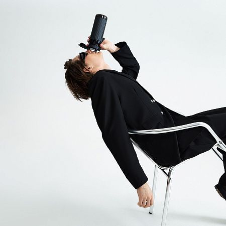 Бутылка для воды Vector, черная