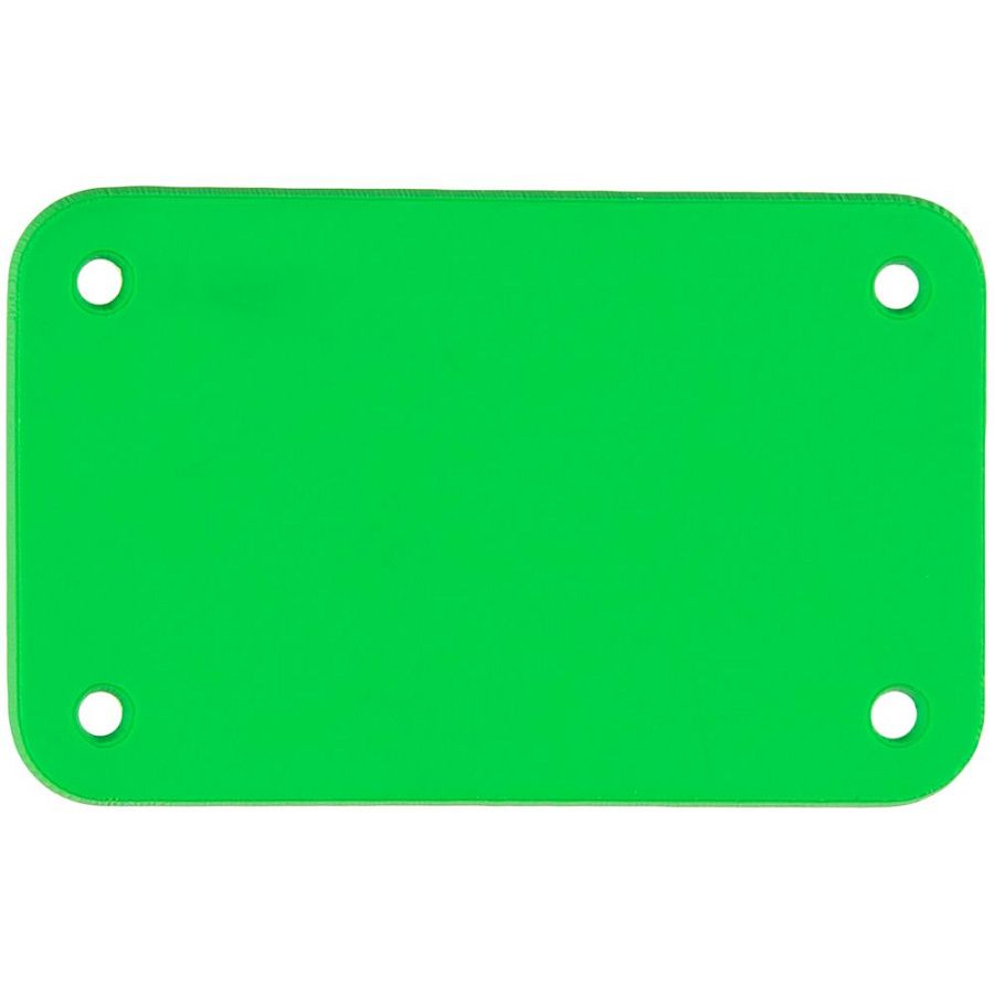 Лейбл из ПВХ Kreta, S, зеленый неон