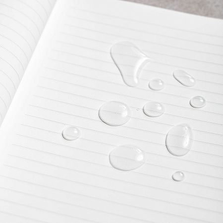 Блокнот линованный Pininfarina из каменной бумаги в мягкой обложке, А5, белый